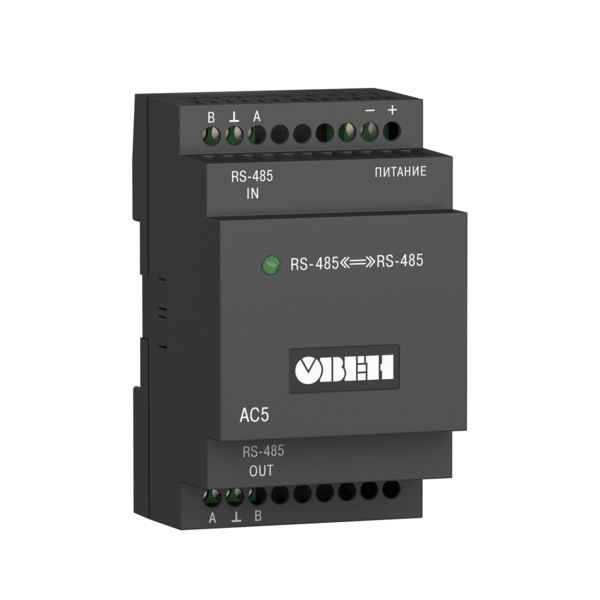 Повторитель сигналов интерфейса RS-485 АС5