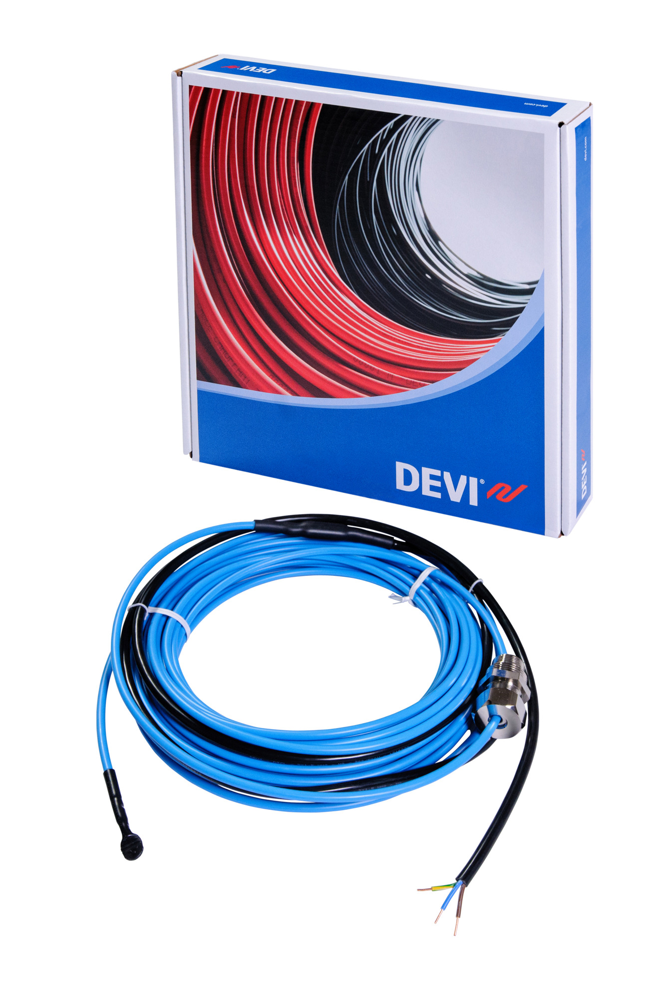 DEVIaqua 9Т (DTIV-9) 140F0003 — Двухжильный нагревательный кабель для защиты трубопроводов от замерзания, 90 Вт, 10 м
