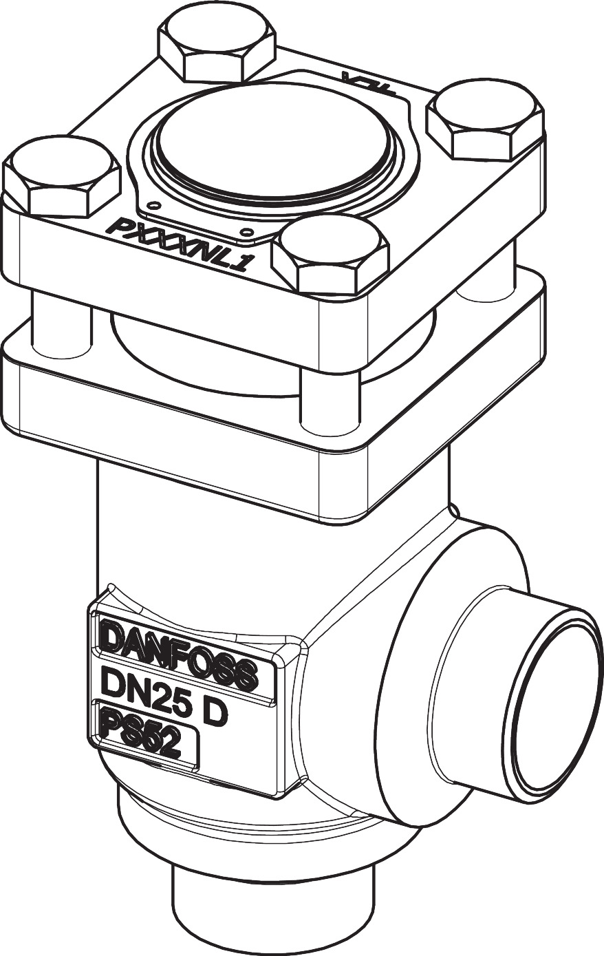 Danfoss 148B5539 — Клапан обратный CHV-X 32 SOC