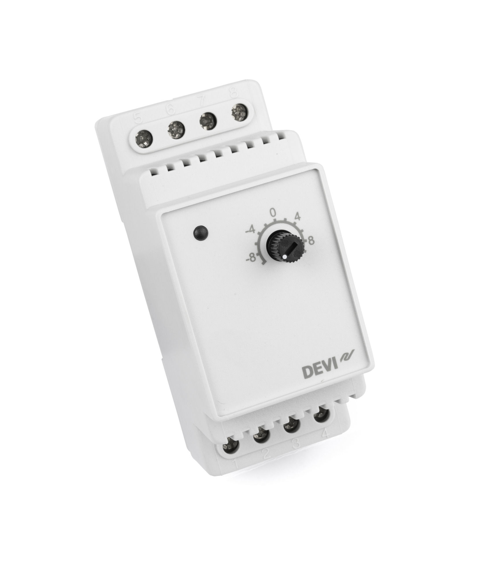 DEVIreg™ 330 — терморегуляторы для установки в щиток на профиль DIN для систем антиобледенения, отопления, кондиционирования, подогрева труб, емкостей, обогрева помещений и подогрева полов