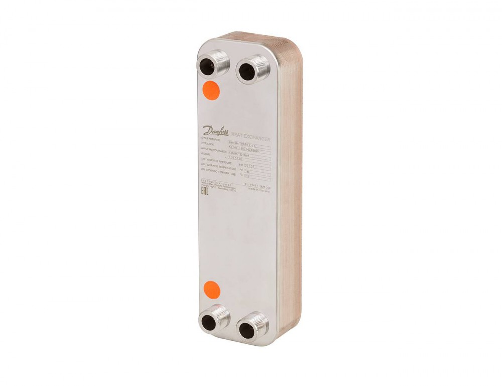 Danfoss 004B1214 — Теплообменник XB06H+-1-30 PN25 G3/4