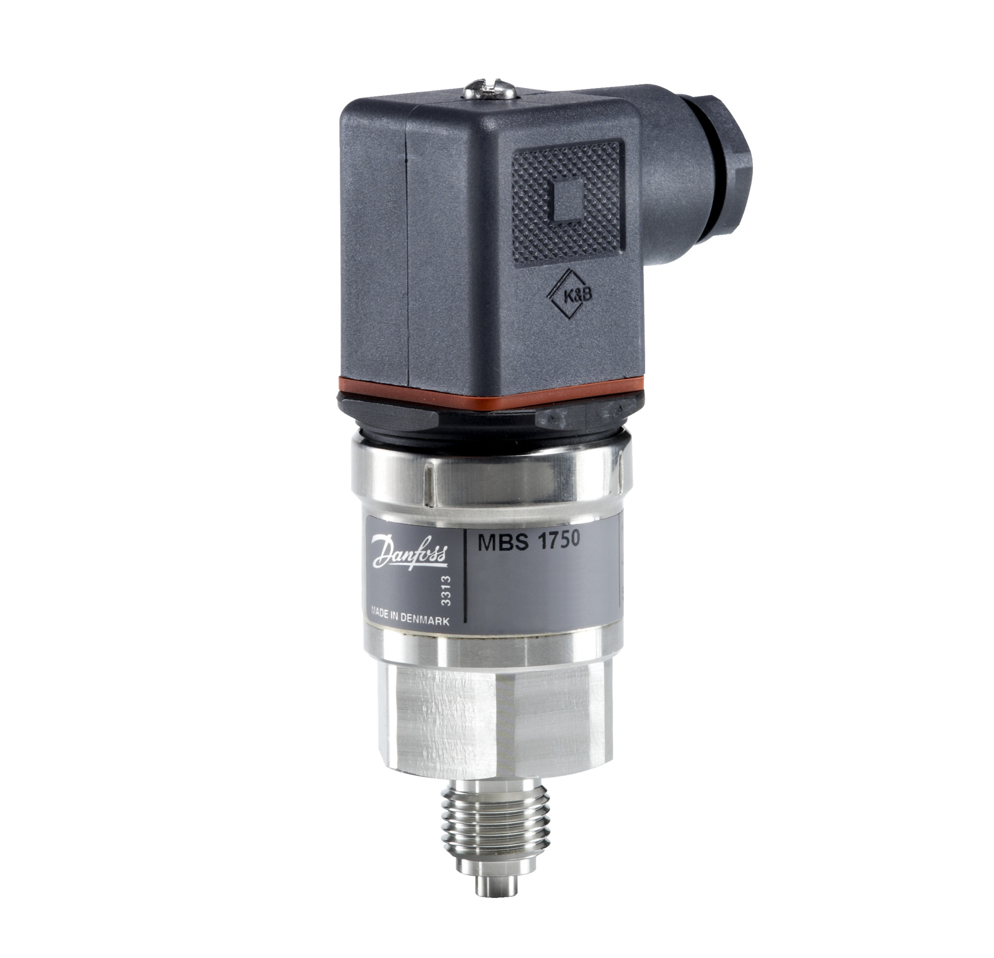 Danfoss 060G6109 — Преобразователь (датчик) давления MBS1750, 0-160 бар, выходной сигнал 4-20 мА, внешняя резьба G1/4, IP 65