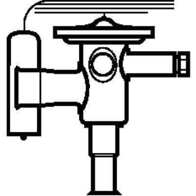TUBE Клапан терм №4 R410A 1/4"х1/2"
