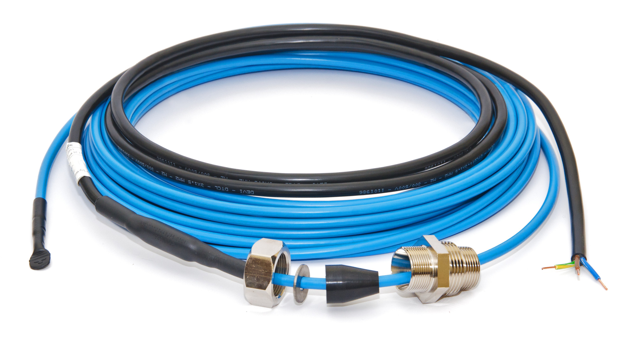 DEVIaqua 9Т (DTIV-9) 140F0020 — Двухжильный нагревательный кабель для защиты трубопроводов от замерзания, 1380 Вт, 140 м