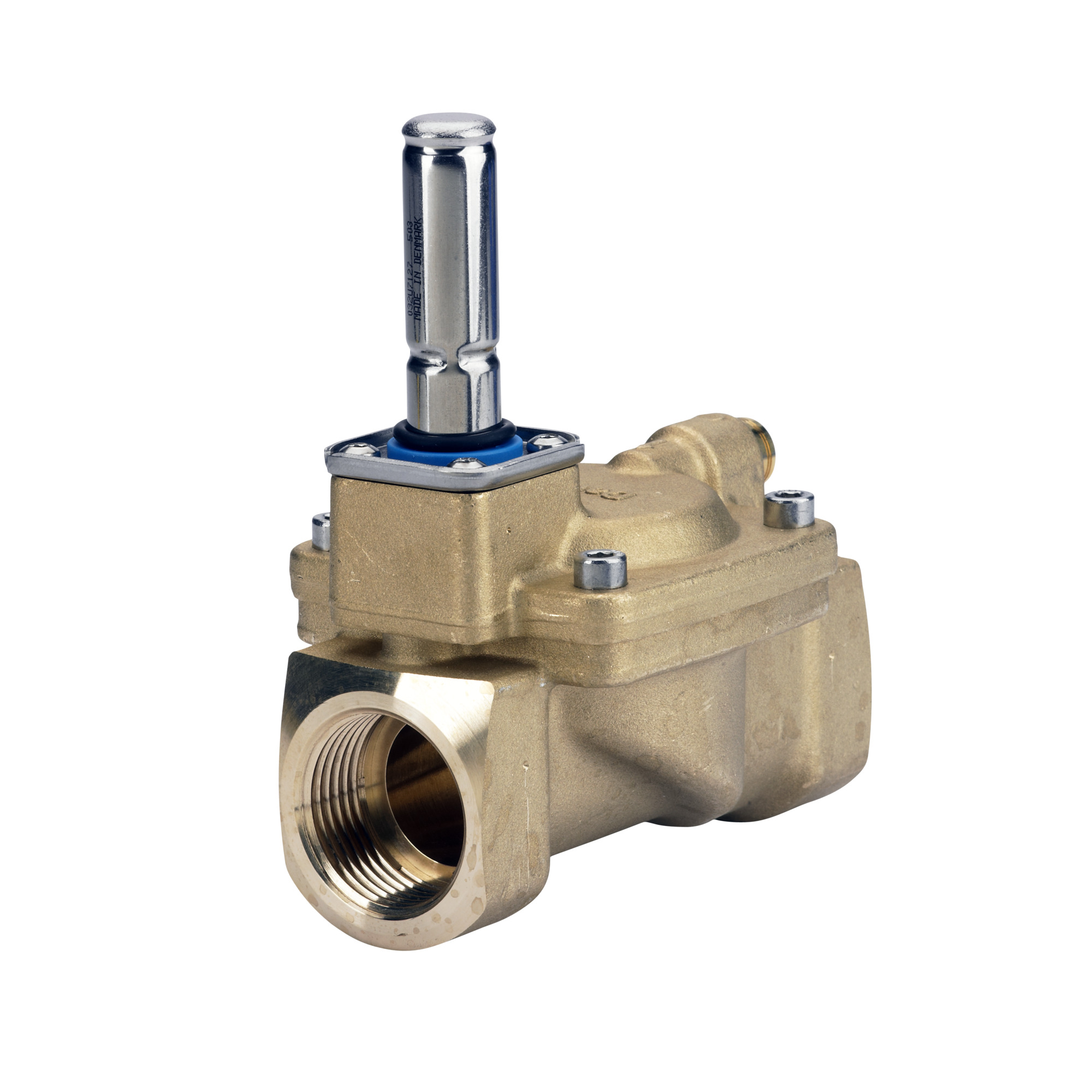 Danfoss 032U7127 — Клапан электромагнитный EV220B, присоединение внутренняя резьба G 1", материал уплотнения EPDM, нормально открытый