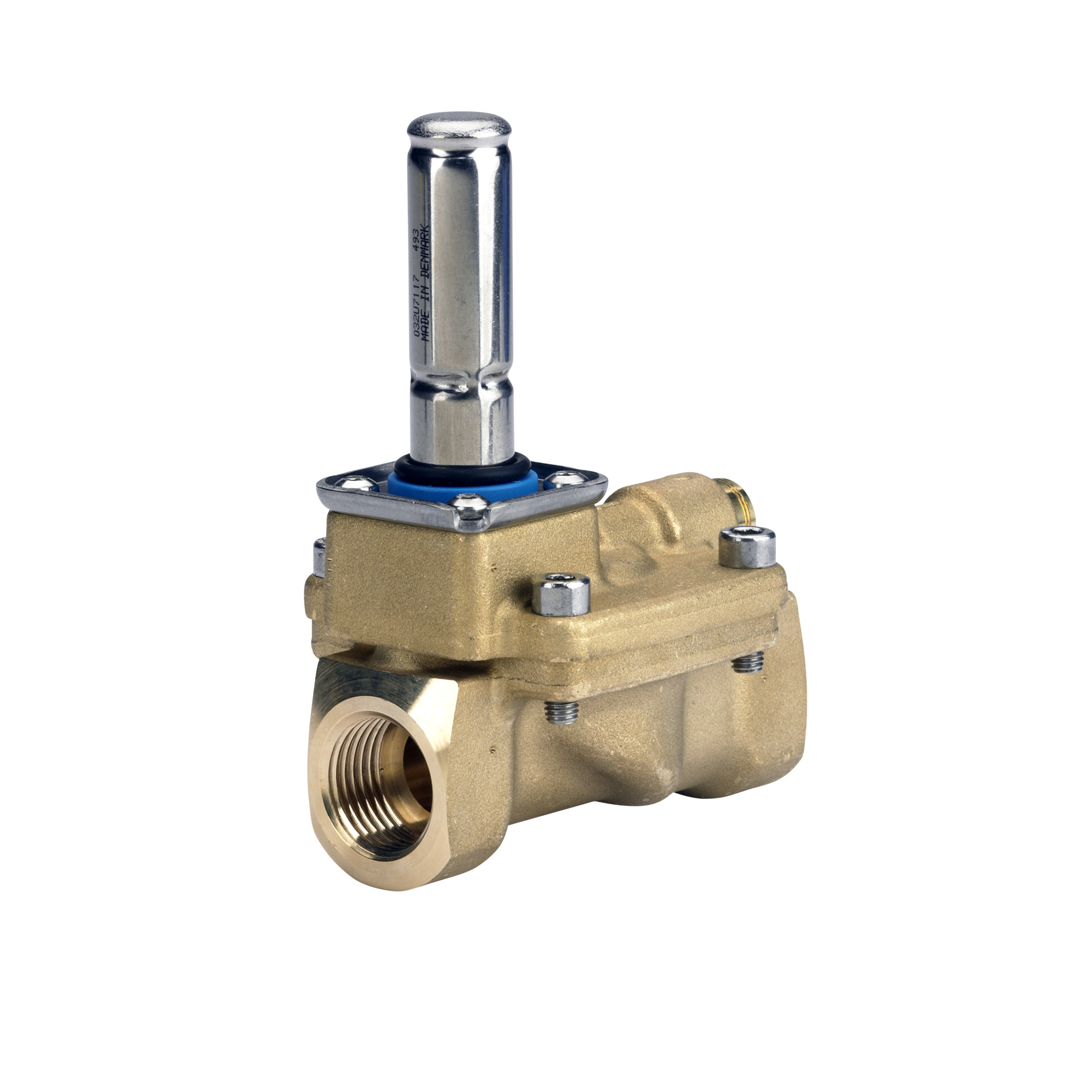 Danfoss 032U7117 — Клапан электромагнитный EV220B, присоединение внутренняя резьба G 1/2", материал уплотнения EPDM, нормально закрытый