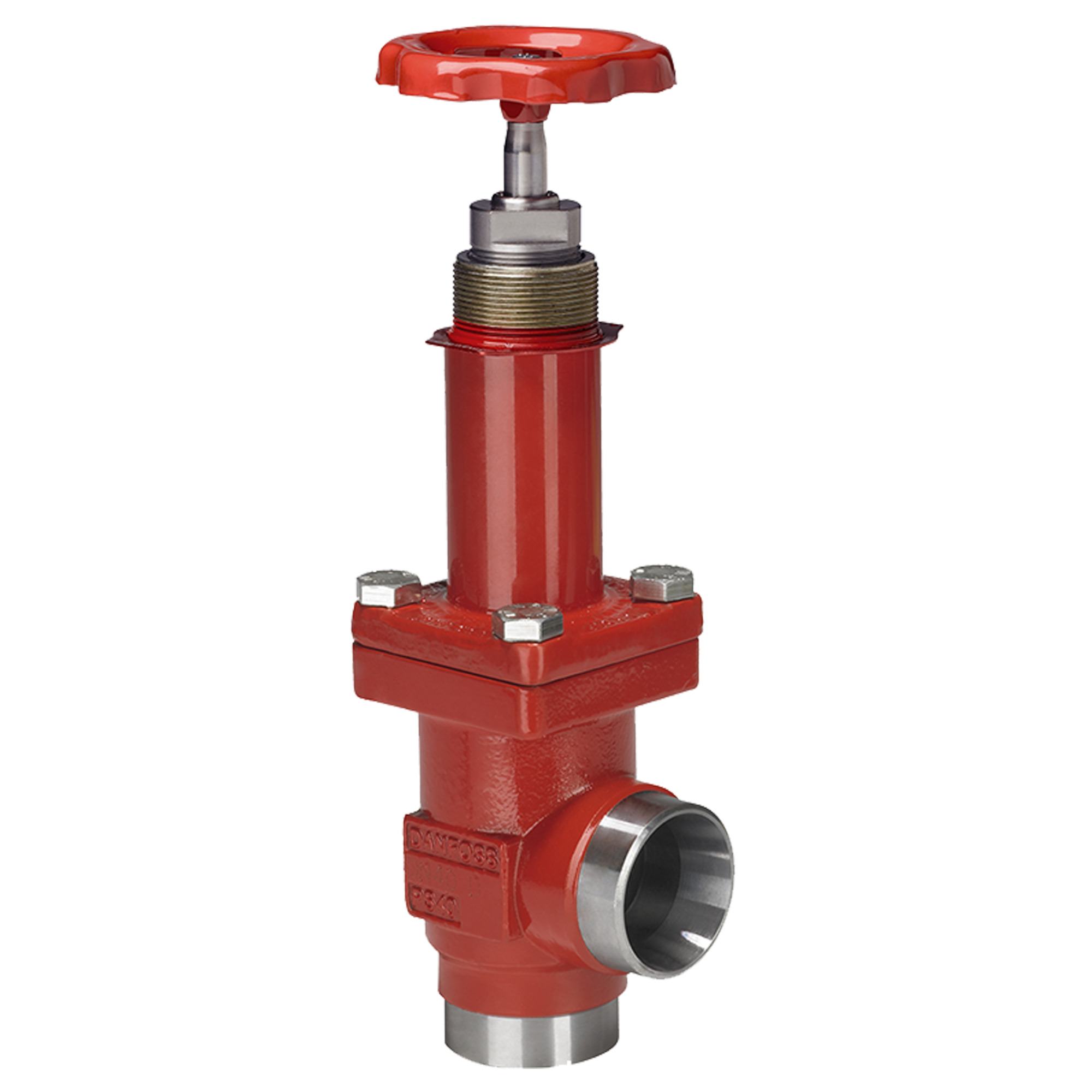 Danfoss 148B5260 — Запорный клапан SVA-L 15 A ANG H-WHEEL