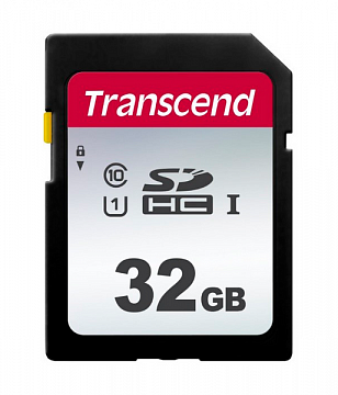 Карта памяти SD 32GB Class 10 уп. инд. (Transcend, TS32GSDC300S)