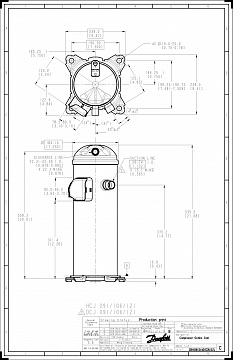 DCJ091T4LC8 Компрессор спиральный