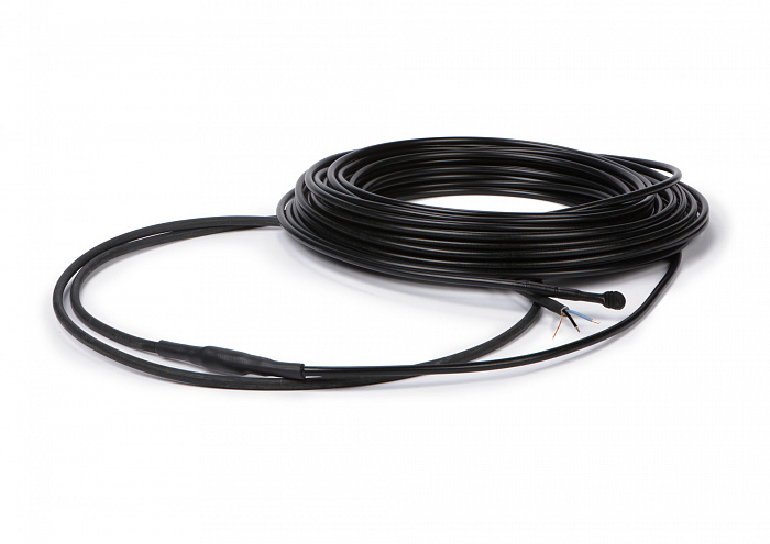 DEVIsafe 20T 140F1280 — Двухжильный нагревательный кабель, мощность 1200 Вт при 230 В, длина 60 м