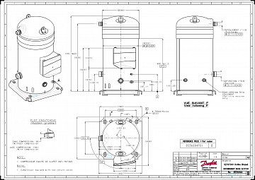 SY300A4CBM Компрессор спиральный