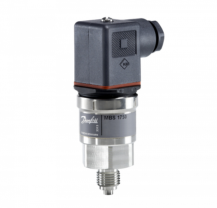Danfoss 060G6108 — Преобразователь (датчик) давления MBS1700, 0-60 бар, выходной сигнал 4-20 мА, внешняя резьба G1/4, IP 65