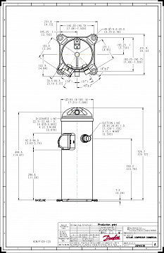 HCP120T4LC6 Компрессор спиральный