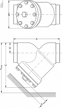 Корпус для фильтра FIA 150 A STR