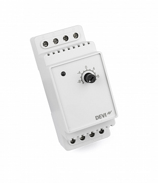 DEVIreg 330 140F1070 — Терморегулятор для систем обледенения, с датчиком на проводе, диапазон регулирования T -10…+10 °C