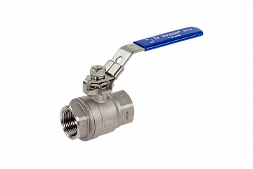 Ридан BVS-FR 082X4611R — Шаровый кран резьбовой DN 10 PN 63, с рукояткой, корпус — коррозионностойкая сталь, шар — коррозионностойкая сталь AISI316; уплотнение по шару R-PTFE (15% C)