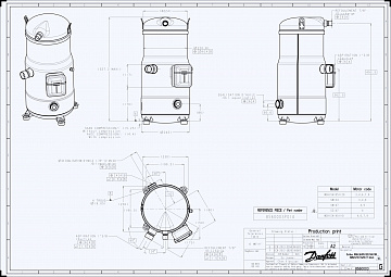SH140A4ALC Компрессор спиральный