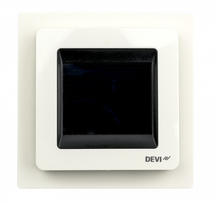 DEVIreg Touch (контакт) 140F1064 — Программируемый терморегулятор с сенсорным дисплеем, белый