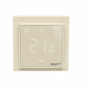 DEVIreg Smart (Смарт) 140F1142 — Программируемый терморегулятор интеллектуальный с Wi-Fi, бежевый
