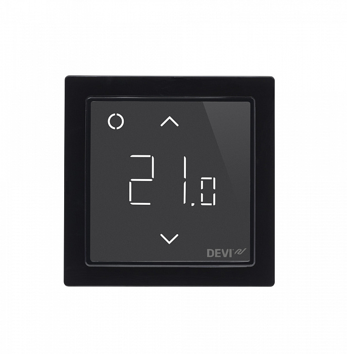 DEVIreg Smart (Смарт) 140F1143 — Программируемый терморегулятор интеллектуальный с Wi-Fi, черный