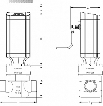Клапан регулятор-давления ICM 25-B (25 DIN), без привода