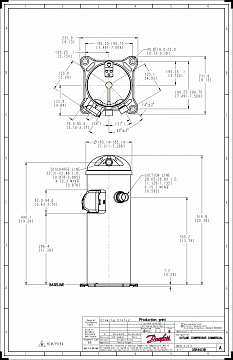 HCP094T4LC6 Компрессор спиральный