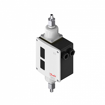 Danfoss 017D002766 — Реле перепада давления RT262A, диапазон настройки уставки 0-0,3 бар, дифференциал 0,03 бар, присоединение G 3/8