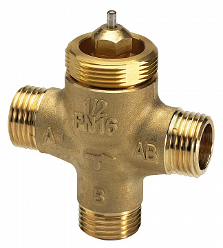 Клапан регулирующий, трехходовой VZL 3 PN 16 DN 15 Kv 1,6 T=120 °C