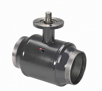 Danfoss 065N0132 — Кран шаровой JIP Premium (Премиум) WW, под приварку, DN 65, PN 25, T макс 180 °C, фланец под привод, корпус — сталь P235GH