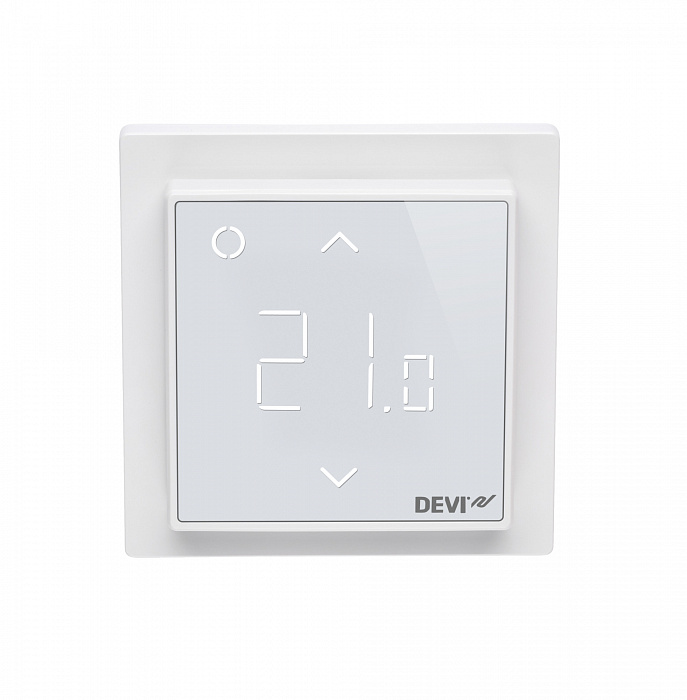 DEVIreg Smart (Смарт) 140F1140 — Программируемый терморегулятор интеллектуальный с Wi-Fi, полярно-белый