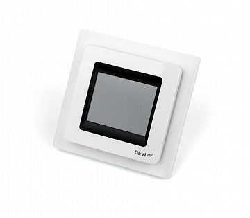 DEVIreg Touch (контакт) 140F1071 — Программируемый терморегулятор с сенсорным дисплеем, полярно-белый