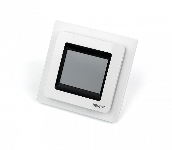 DEVIreg Touch (контакт) 140F1071 — Программируемый терморегулятор с сенсорным дисплеем, полярно-белый