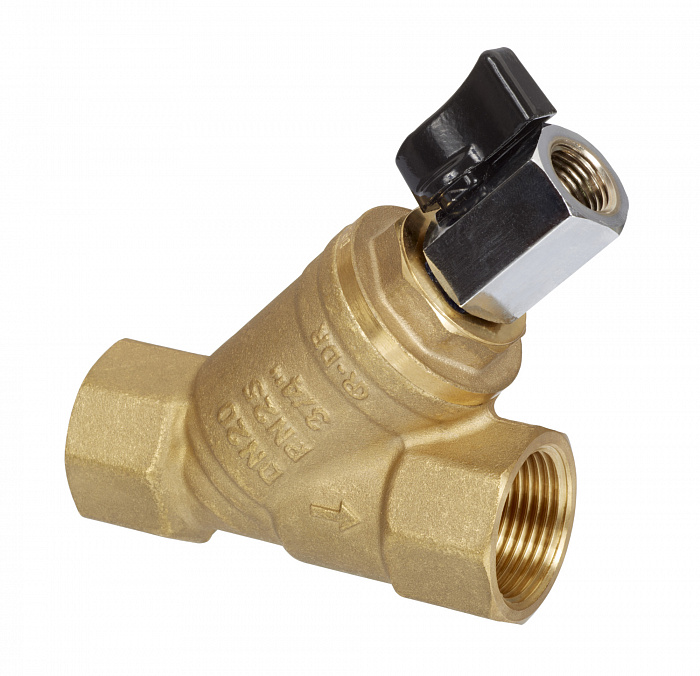 Danfoss 065B8243 — FVR Фильтр сетчатый DN 25, PN 25; резьбовой, со сливным краном; корпус: латунь