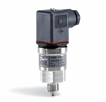 Danfoss 060G6107 — Преобразователь (датчик) давления MBS1700, 0-25 бар, выходной сигнал 4-20 мА, внешняя резьба G1/2, IP 65