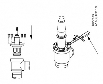 Danfoss 148B5902 — Клапан обратный с запорной функцией SCA-X 80