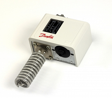 Danfoss 060L121266 — Реле температуры (термостат) KP 75, IP 30, диапазон настройки уставки 0…40 °C