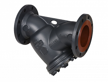 Danfoss 065B7773 — Фильтр сетчатый FVF DN 32, PN 25, чугунный с пробкой, фланцевый