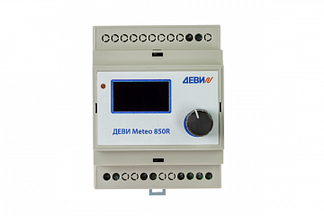 140F1084R — Терморегулятор ДЕВИ Meteo (Метео) 850R, IP 20, размеры 106х90х60 мм, диапазон температуры воздуха 0…50 °C